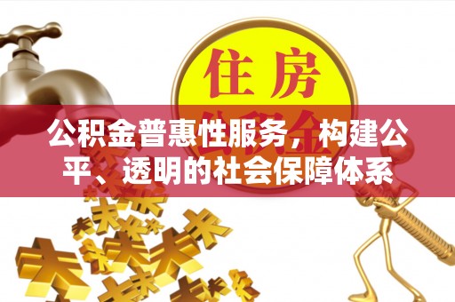 临清公积金普惠性服务，构建公平、透明的社会保障体系