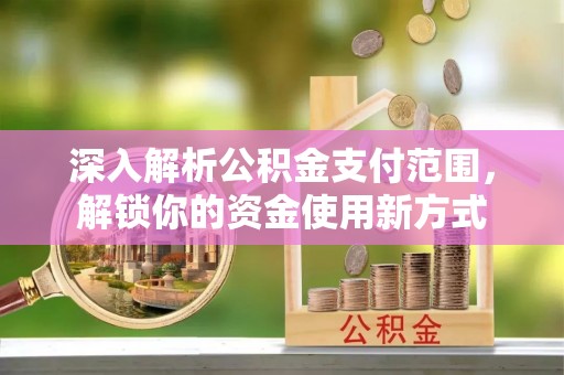 临清深入解析公积金支付范围，解锁你的资金使用新方式
