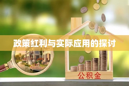 临清政策红利与实际应用的探讨