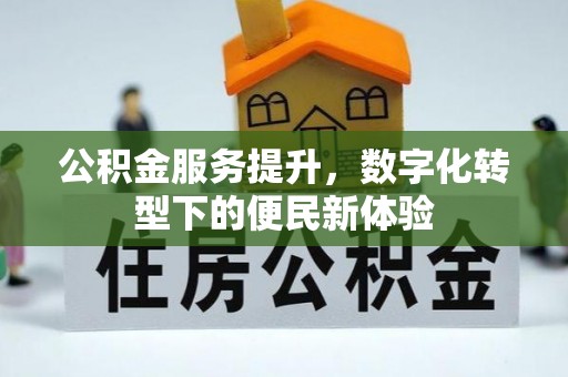 临清公积金服务提升，数字化转型下的便民新体验