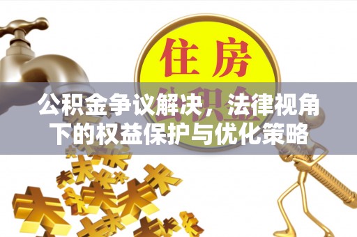 临清公积金争议解决，法律视角下的权益保护与优化策略