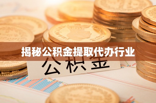 临清揭秘公积金提取代办行业