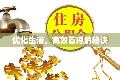 临清优化生活，高效管理的秘诀