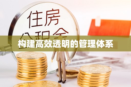 临清构建高效透明的管理体系