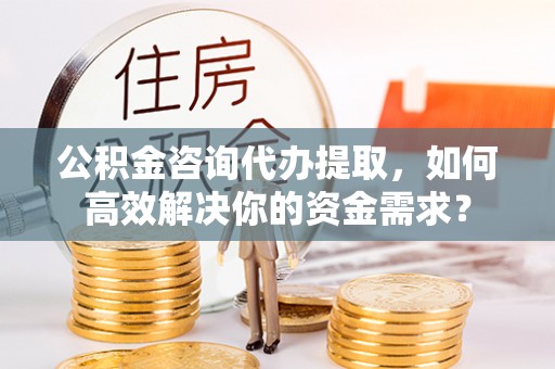 临清公积金咨询代办提取，如何高效解决你的资金需求？