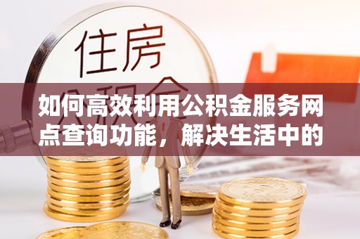 临清如何高效利用公积金服务网点查询功能，解决生活中的资金难题