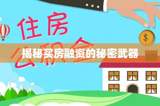 临清揭秘买房融资的秘密武器