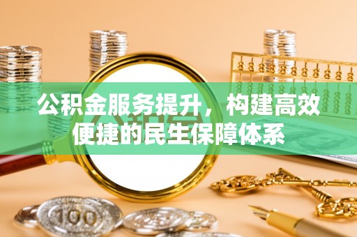 临清公积金服务提升，构建高效便捷的民生保障体系