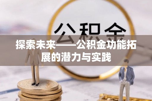 临清探索未来——公积金功能拓展的潜力与实践