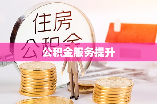 临清公积金服务提升