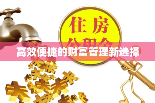 临清高效便捷的财富管理新选择