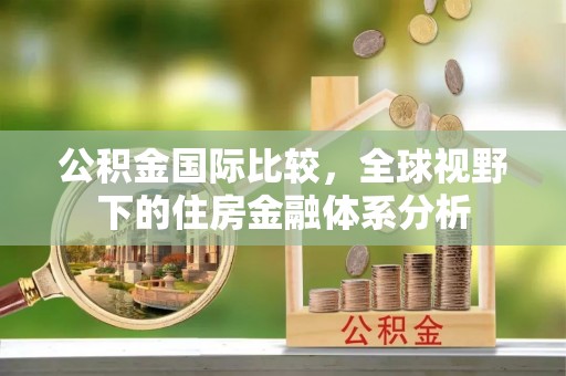 临清公积金国际比较，全球视野下的住房金融体系分析