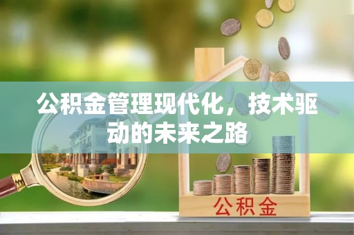 临清公积金管理现代化，技术驱动的未来之路