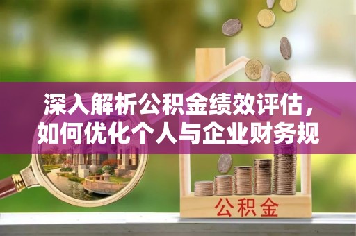 临清深入解析公积金绩效评估，如何优化个人与企业财务规划